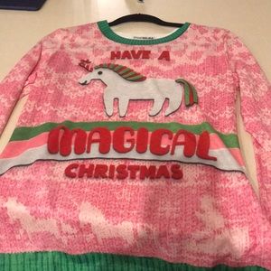 Never worn Christmas sweater style shirt